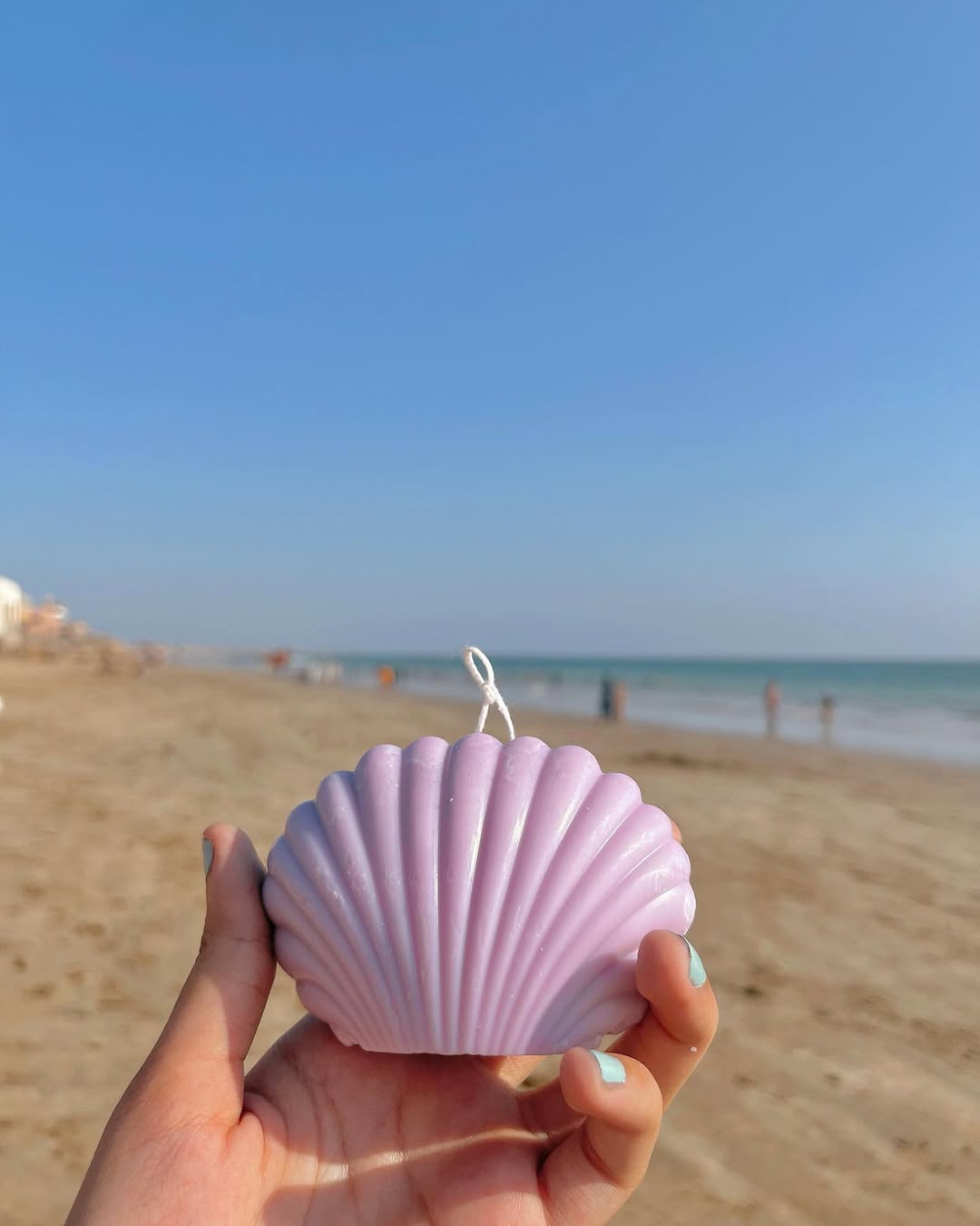 Coastal Luxe Seashell Candle