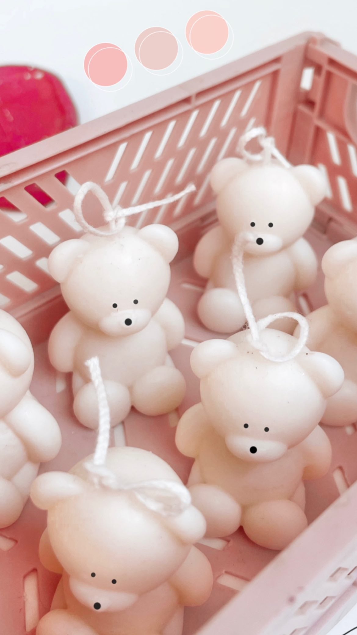 Baby Bear Candle – Baby Shower Keepsake