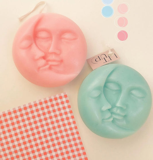 Sun & Moon Sculpted Candle