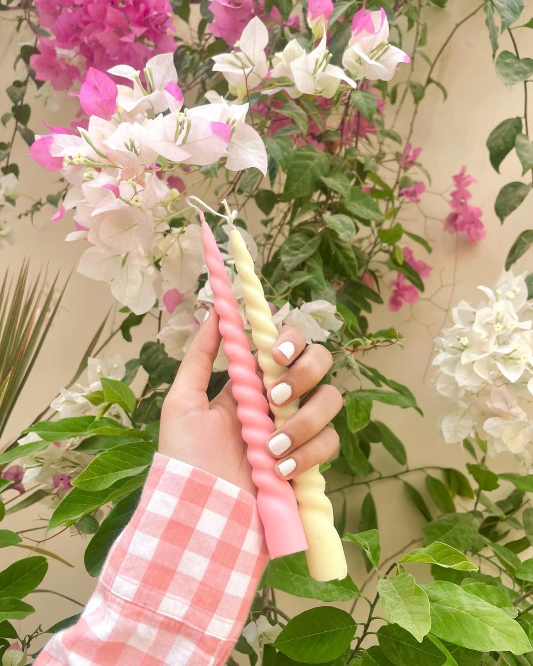 Luxe Spiral Pillar Candle