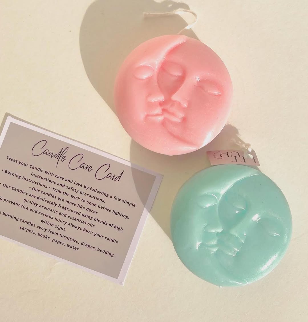 Sun & Moon Sculpted Candle