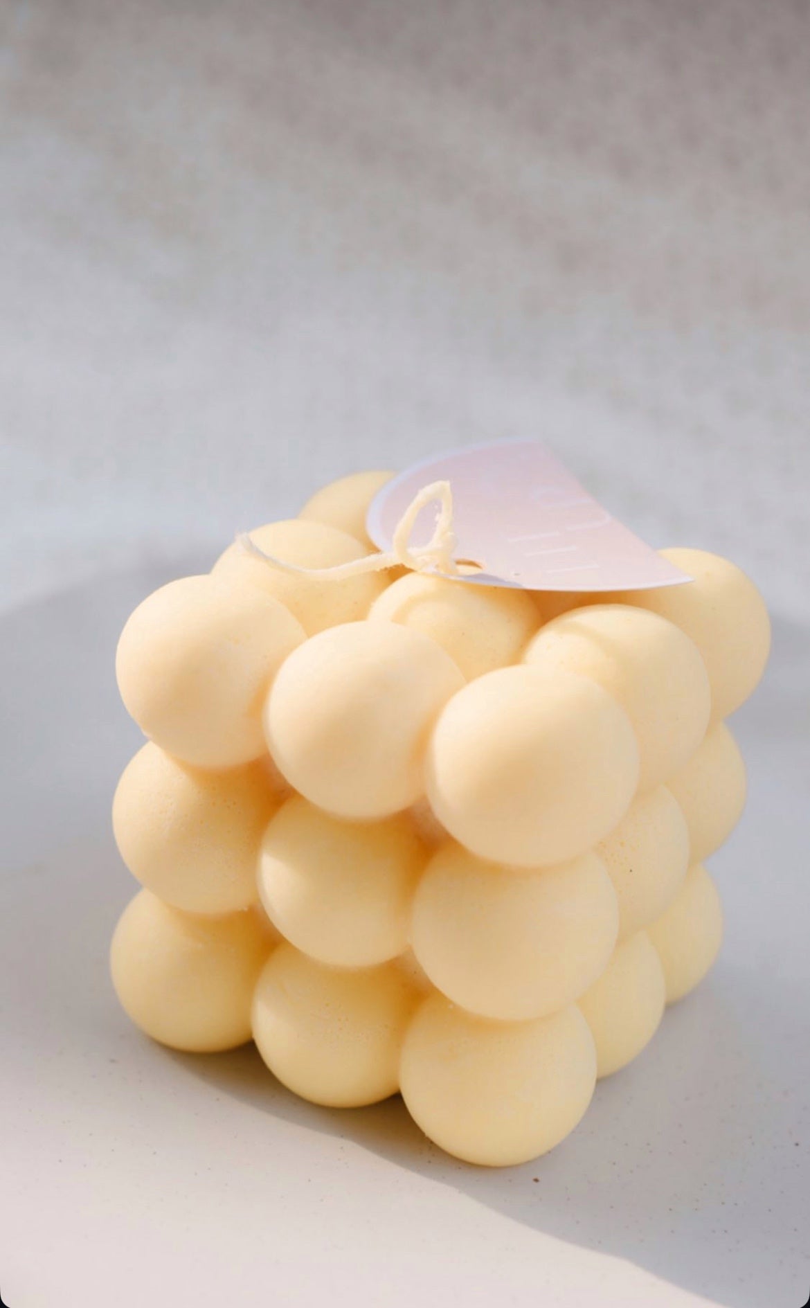 Pastel Bubble Candle
