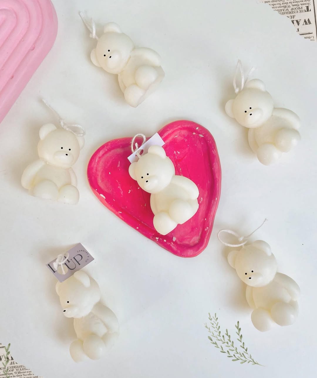 Baby Bear Candle – Baby Shower Keepsake
